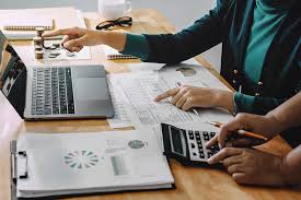 Financial dashboard screenshot